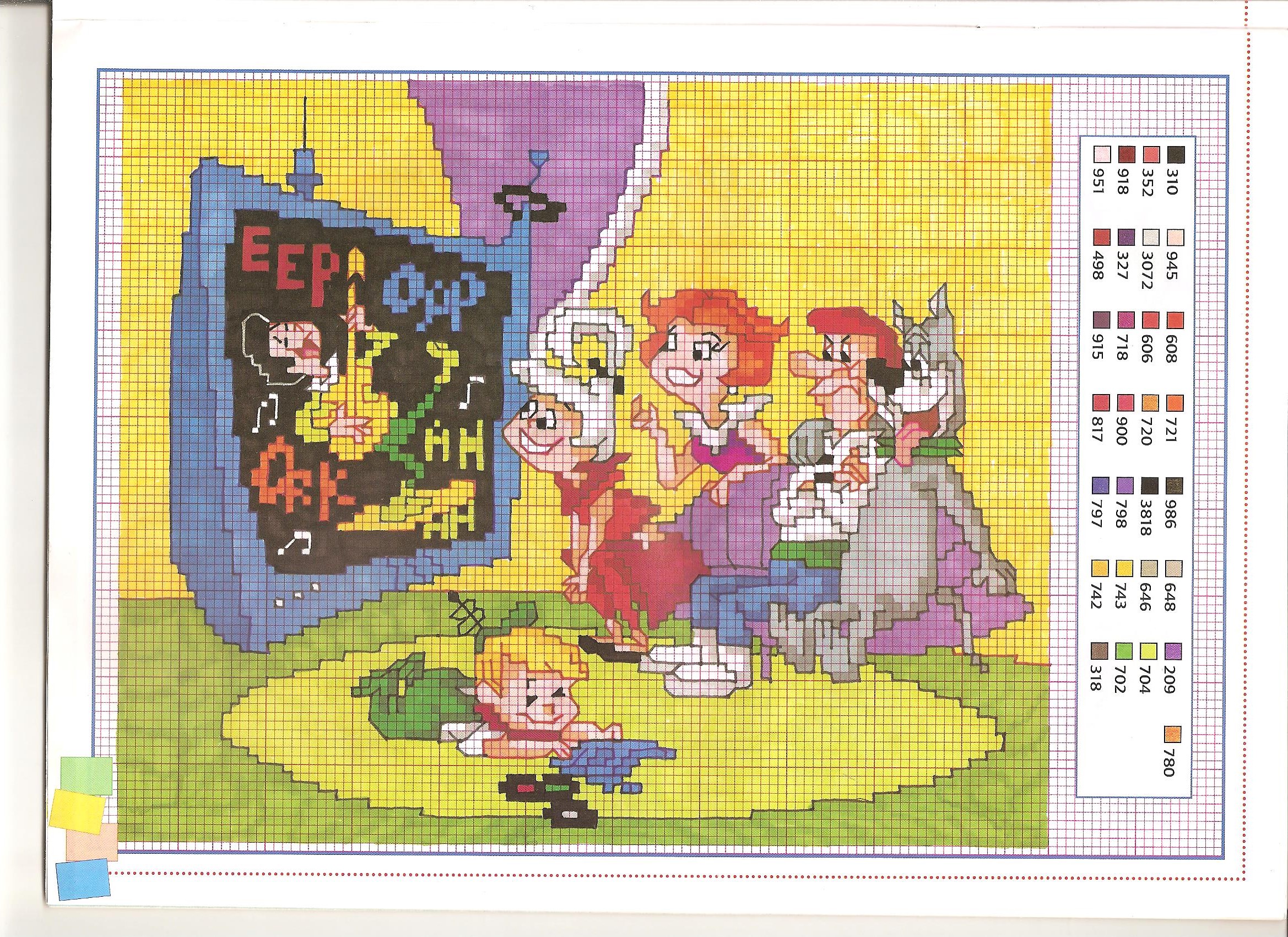 jetsons davanti televisore