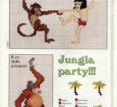 jungla party Mowgli e il re delle scimmie