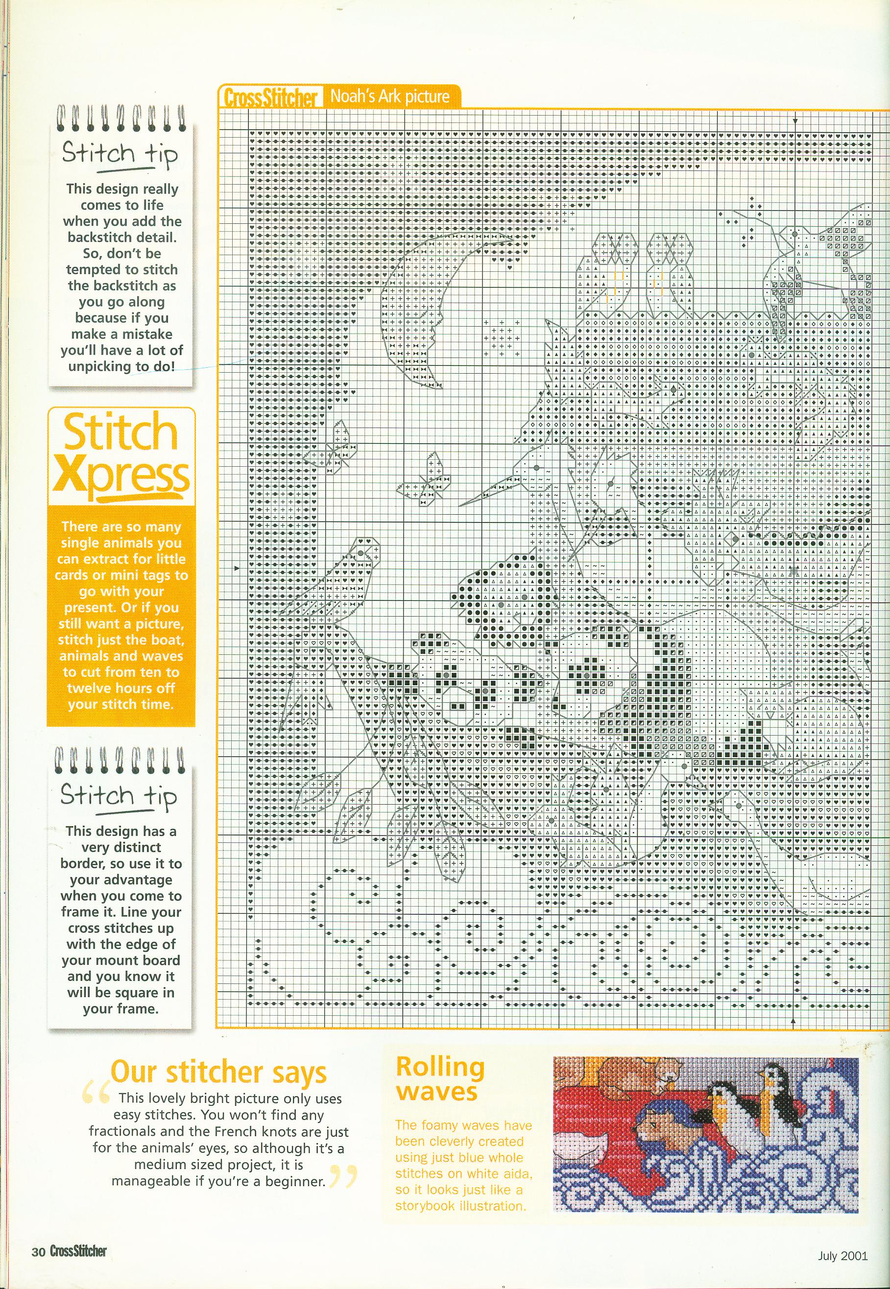 l’ arca di Noè schema punto croce (3)