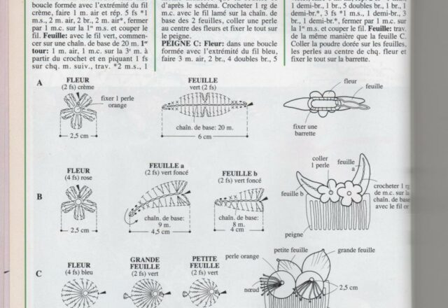 mollettine pettinini con fiorellini uncinetto (2)