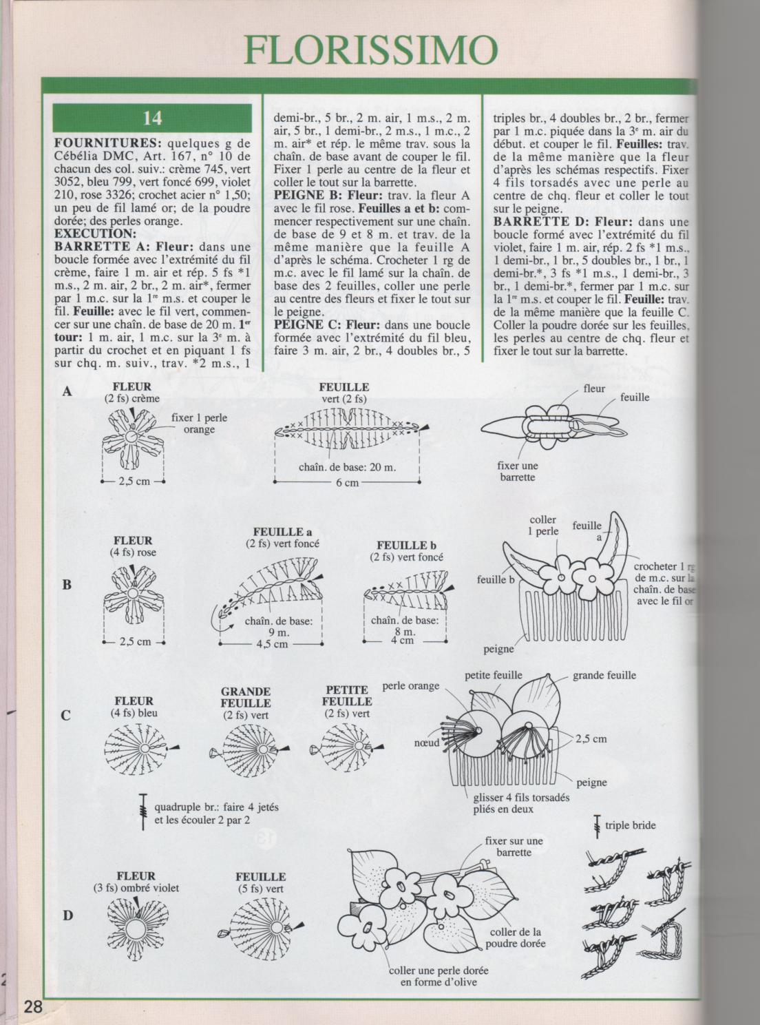 mollettine pettinini con fiorellini uncinetto (2)