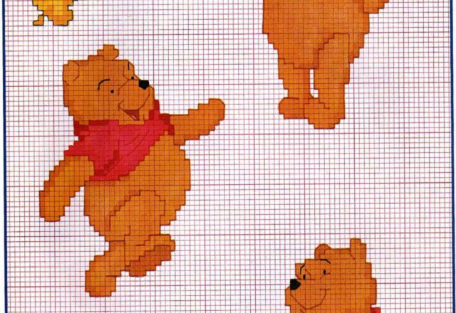 punto croce winnie the pooh