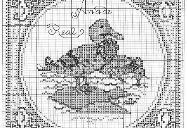 quadretti punto croce con anatre (2)