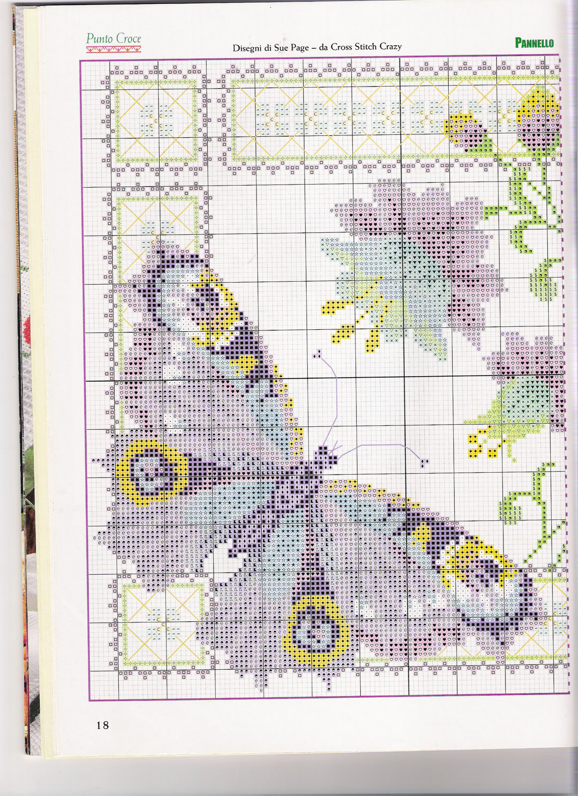 quadretto farfallacon fiori (2)
