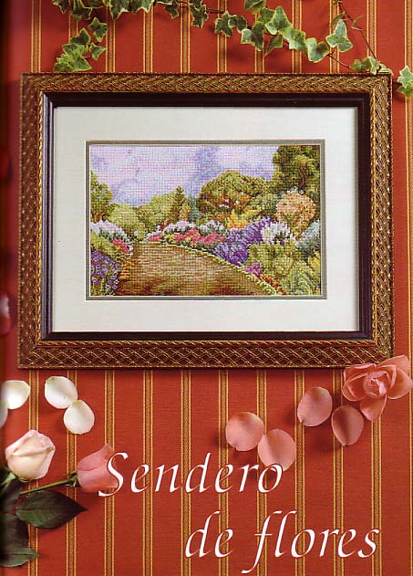 quadro con campo di fiori punto croce (1)