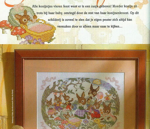 quadro coniglietto nella culla (1)