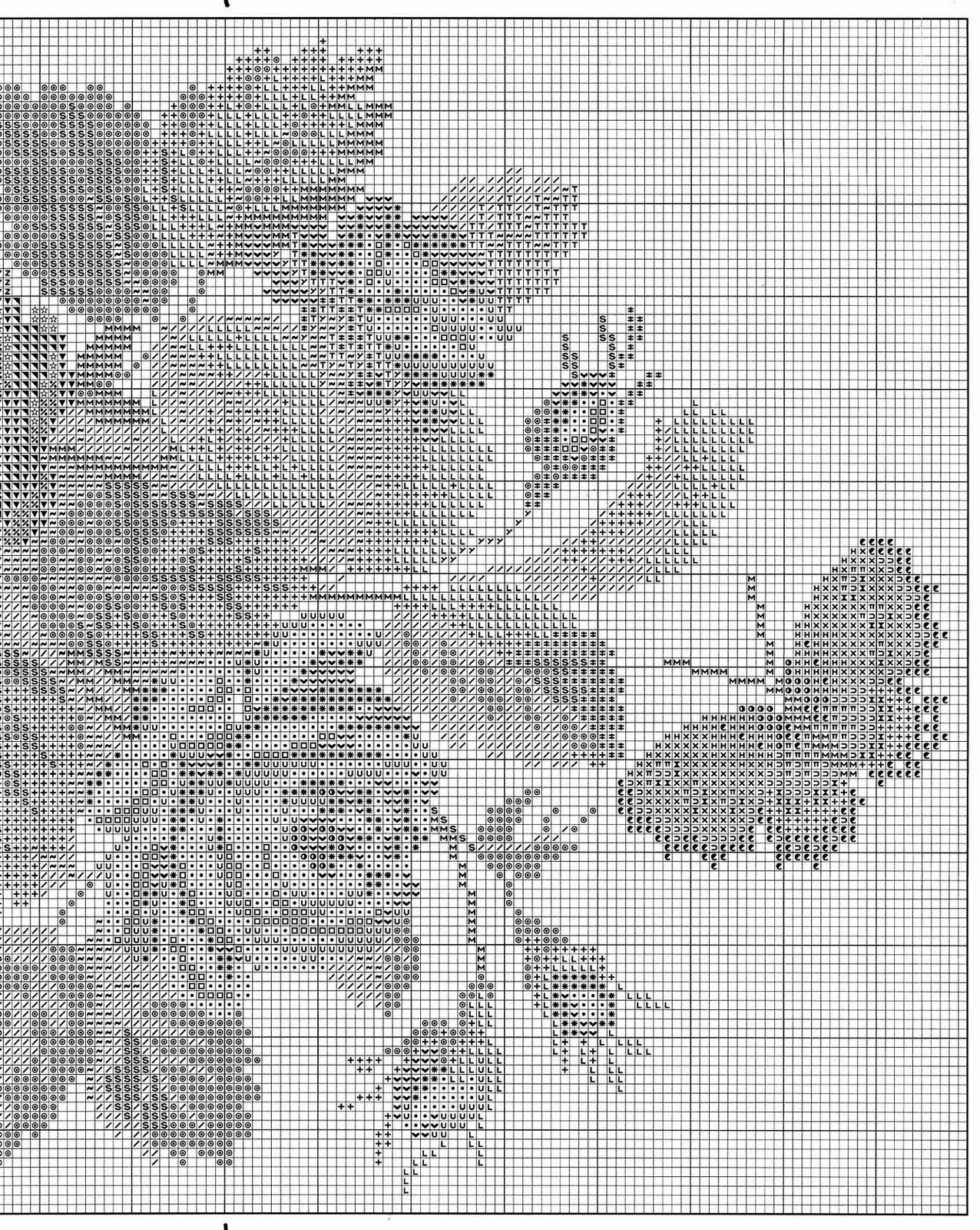 quadro punto croce con rose colorate (2)