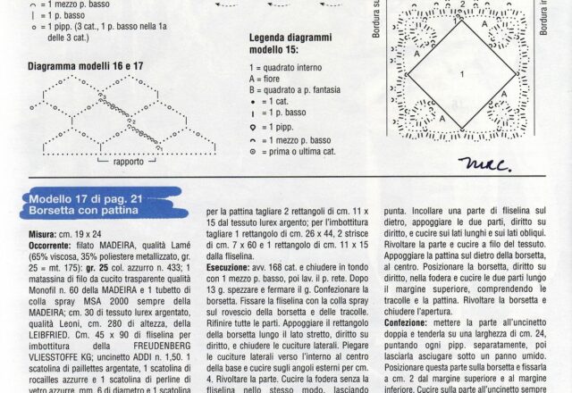 sacca uncinetto blu argento (2)
