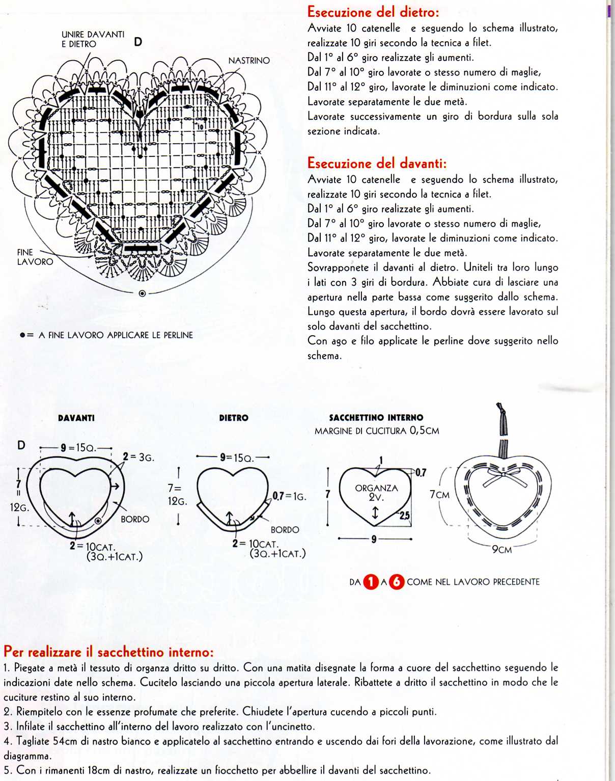 sacchettino uncinetto cuoricino bomboniera (2)