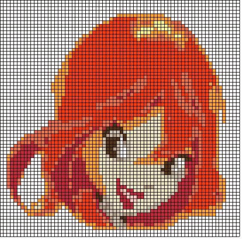 schema punto croce di una Winx