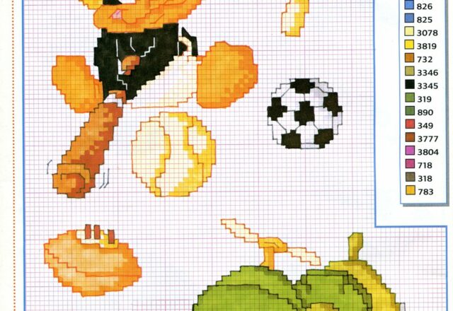 schemi punto croce dei baby looney tunes (1)
