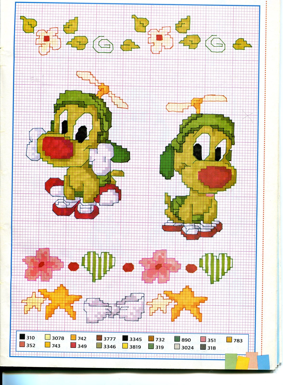 schemi punto croce dei baby looney tunes (3)