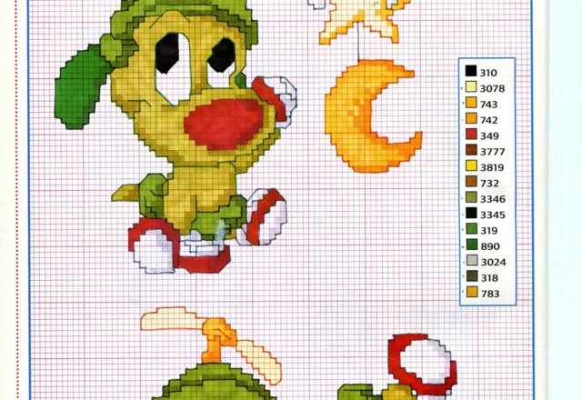 schemi punto croce dei baby looney tunes (4)