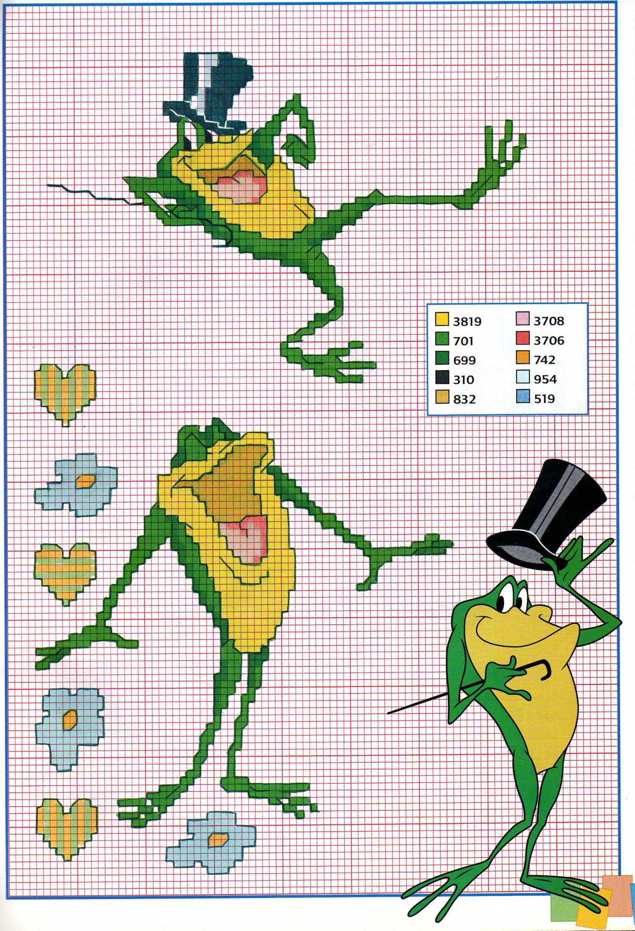schemi punto croce di Michigan J_ Frog (2)