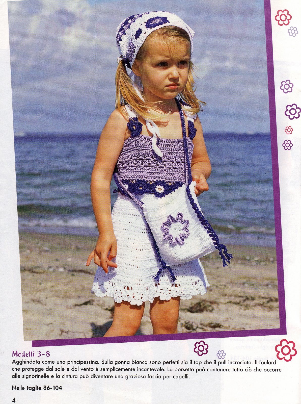 top gonna cintura borsetta uncinetto bambina (1)