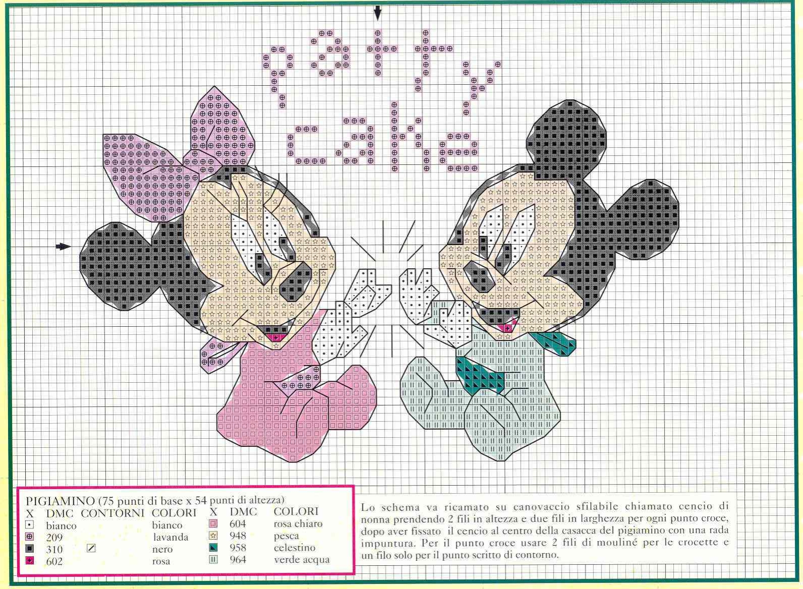 topolino e minnie schema per cuscino o quadretto (2)